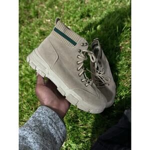 Men's Military Tactical Ankle Boots Size 9.5 EU 43 Beige/Green